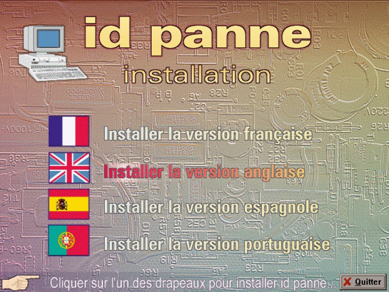 ID PANNE CDROM Formation